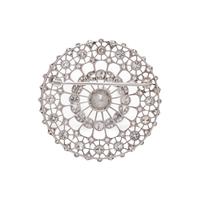 EDWARDIAN, DIAMOND BROOCH