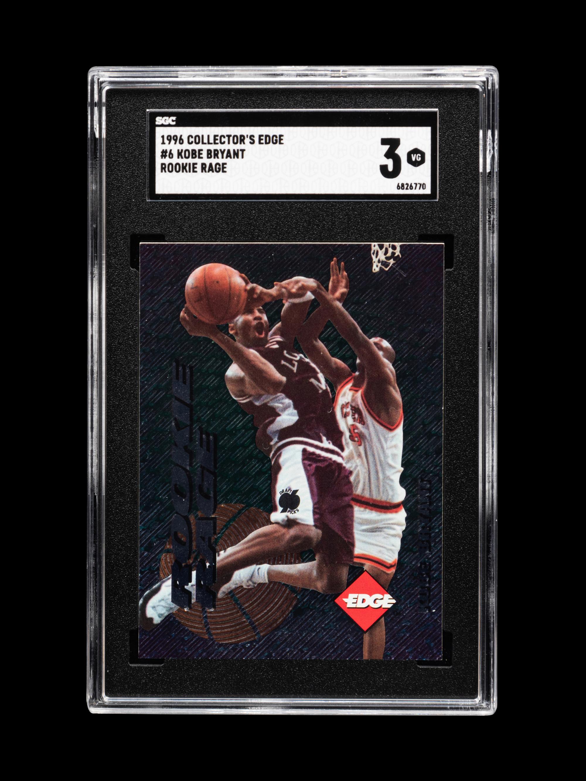 A Group of 1996-97 Collector's Edge Kobe Bryant Rookie Basketball Cards,