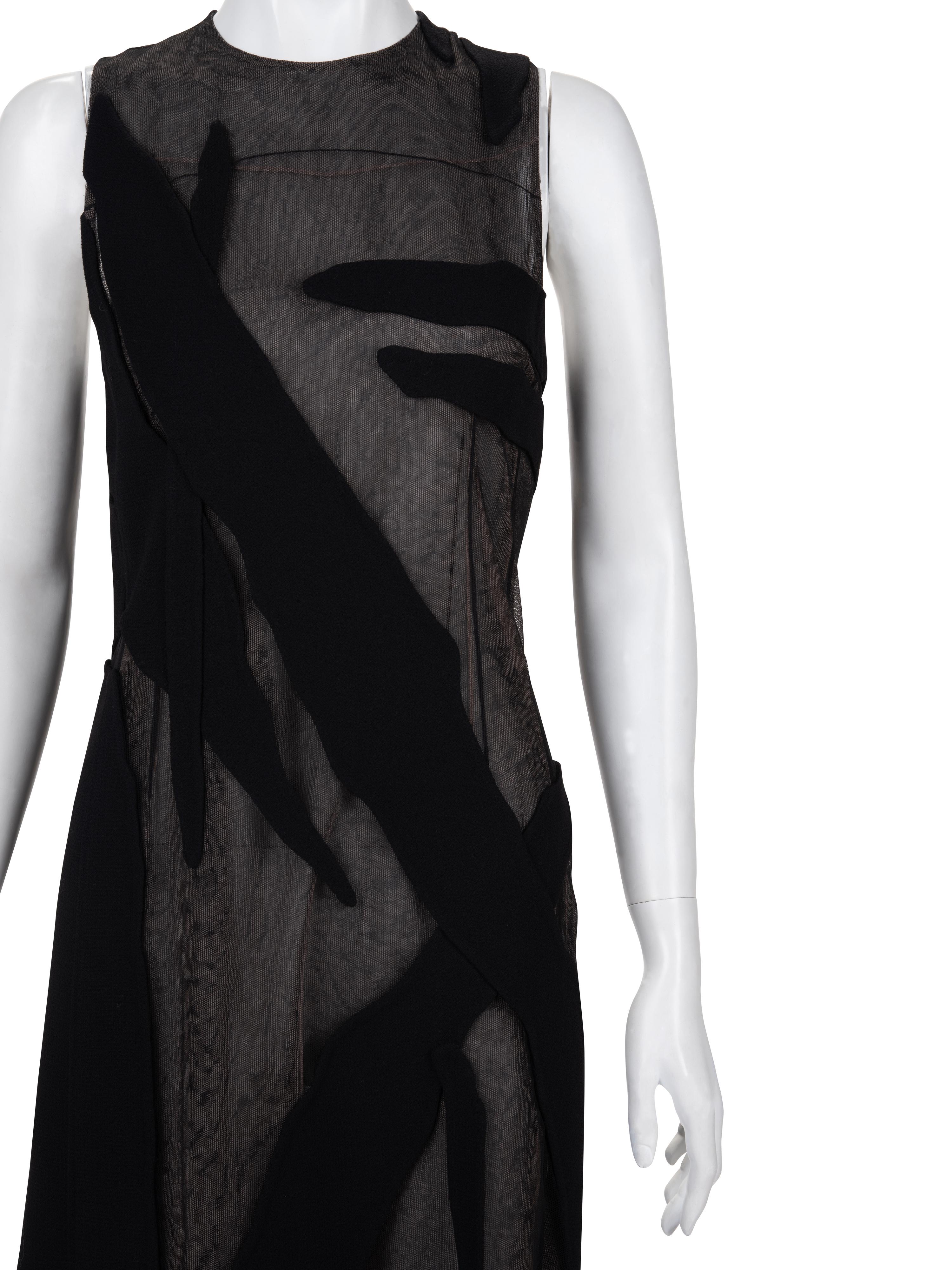 Chado Ralph Rucci Sleeveless Net Dress, c.2010