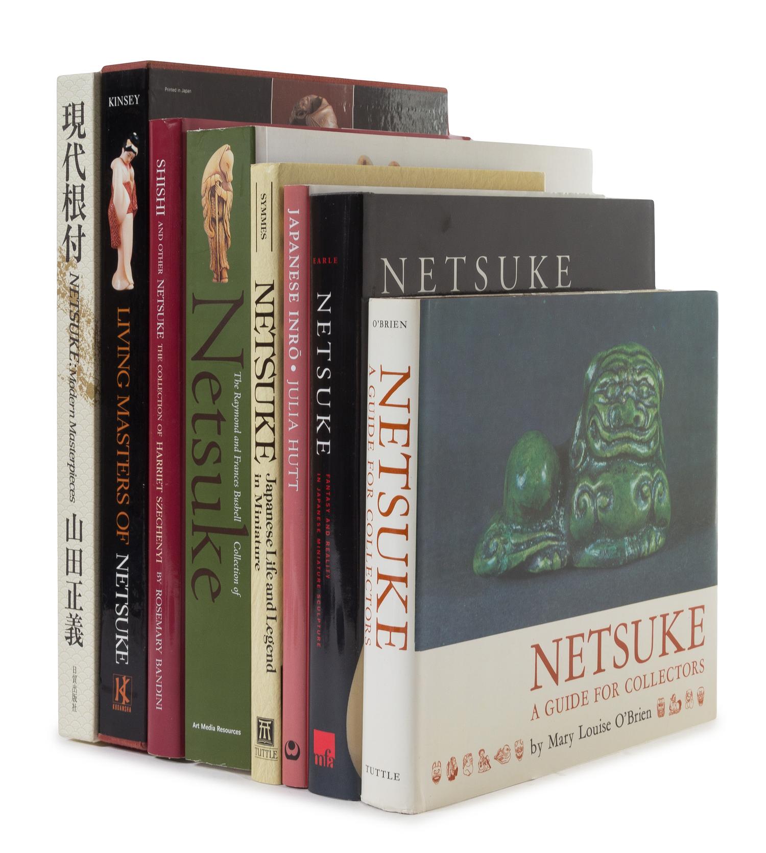 Eight Reference Books Pertaining to Japanese Netsuke