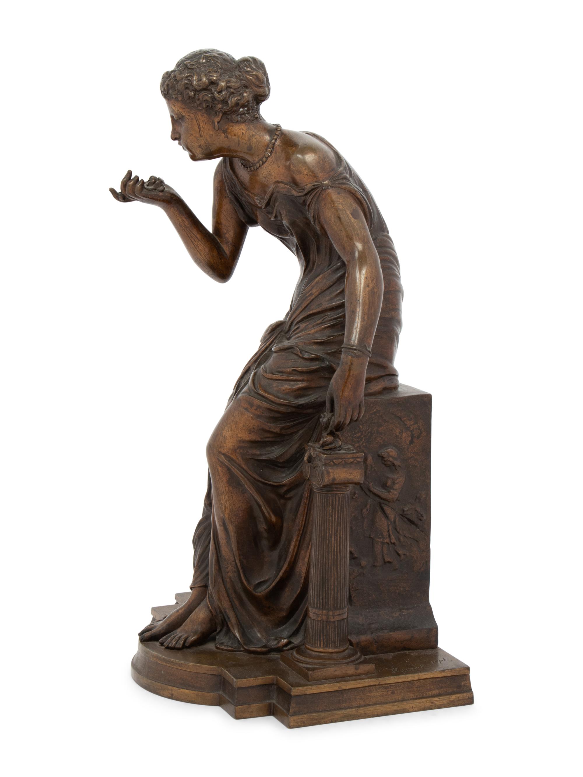 A French Bronze Figure of a Neoclassical Woman