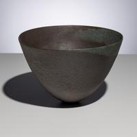 Jennifer Lee (Scottish, b. 1956) — Metallic Pot, Speckled Trace , 2000