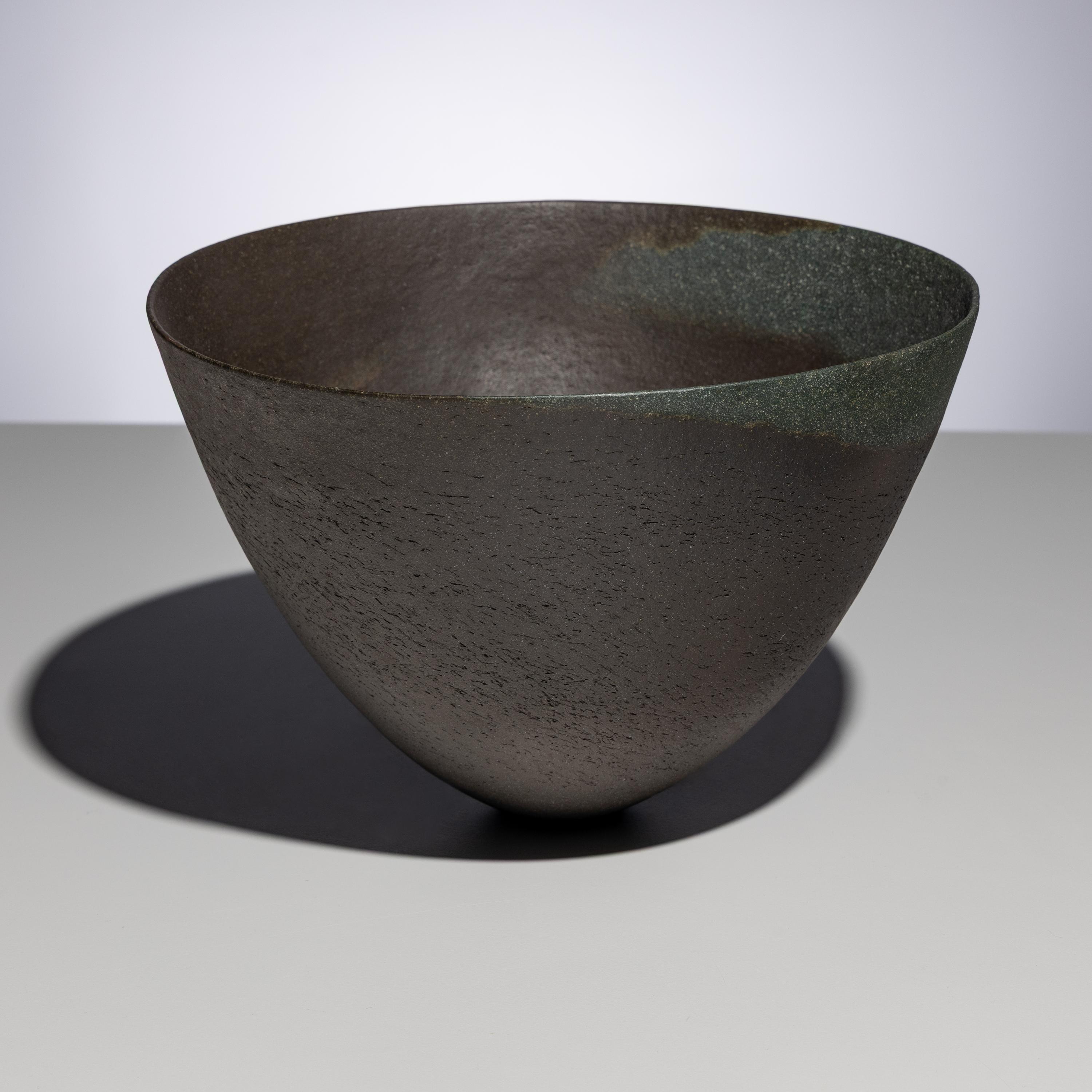 Jennifer Lee (Scottish, b. 1956) — Metallic Pot, Speckled Trace , 2000