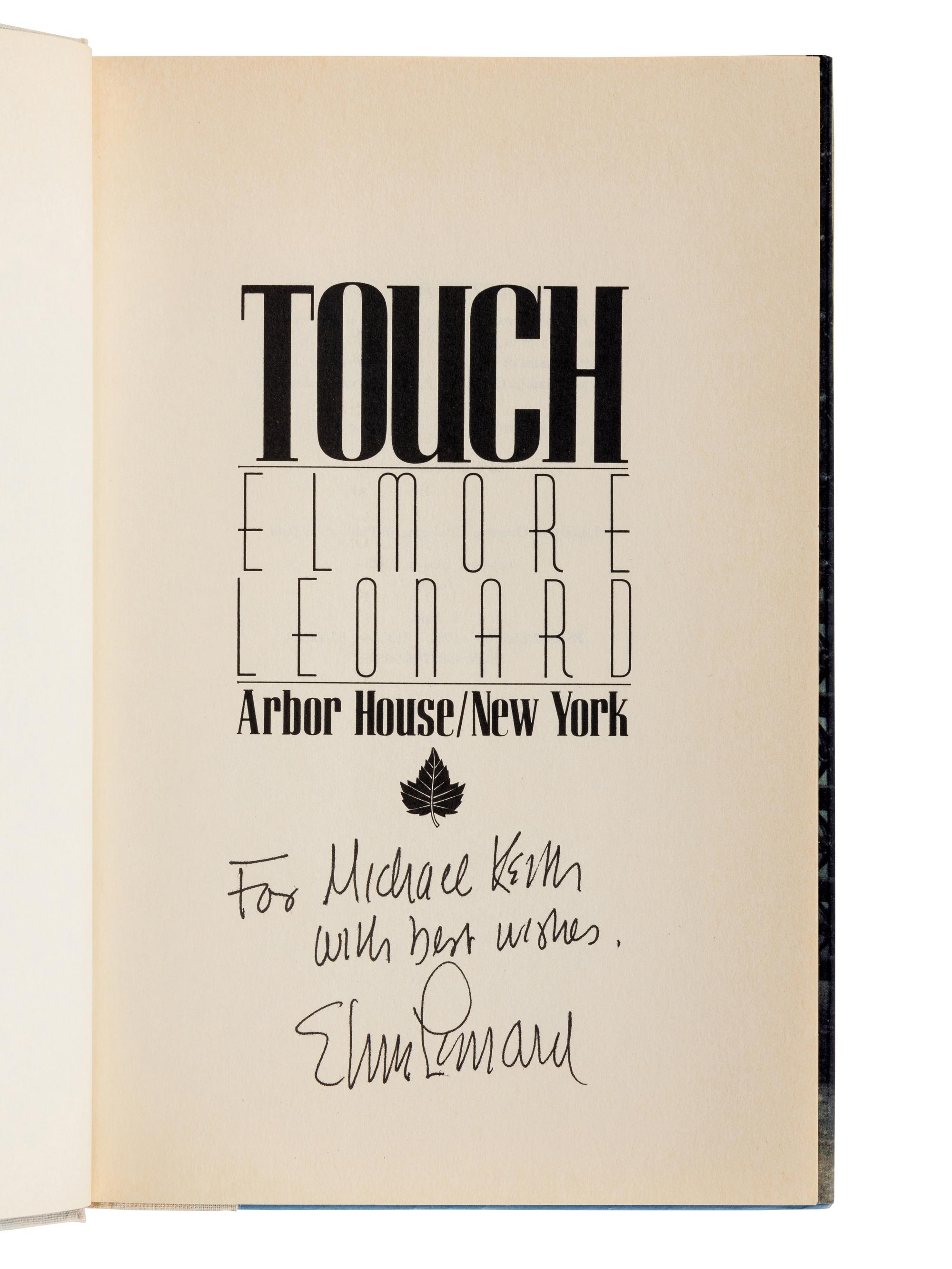 LEONARD, Elmore (1925-2013). A group of 16 works by Leonard, ALL FIRST EDITIONS, MOST SIGNED, comprising: