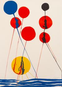 Alexander Calder, (American, 1898–1976), Balloons, 1973