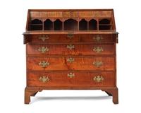 A Chippendale Tiger Maple Slant- Front Desk, New England, Late 18th Century