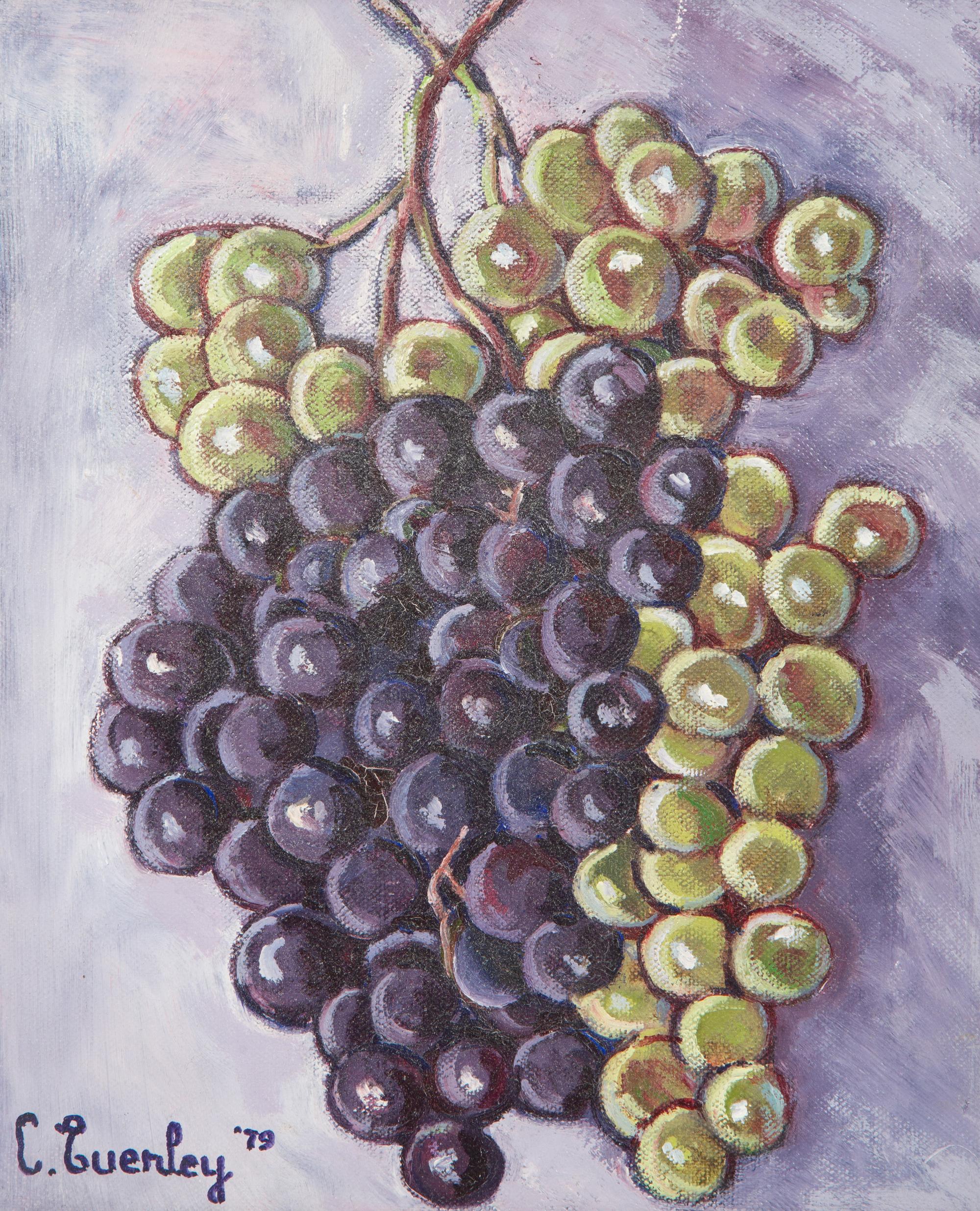 Pêches sur plat vert, Grapes, Foxgloves, and Datura (four works)