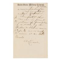 [LINCOLN, Abraham (1809-1865)]. Telegraph message to General Samuel W. Crawford in a surrogate hand, Washington, D.C. 28 August 1863.