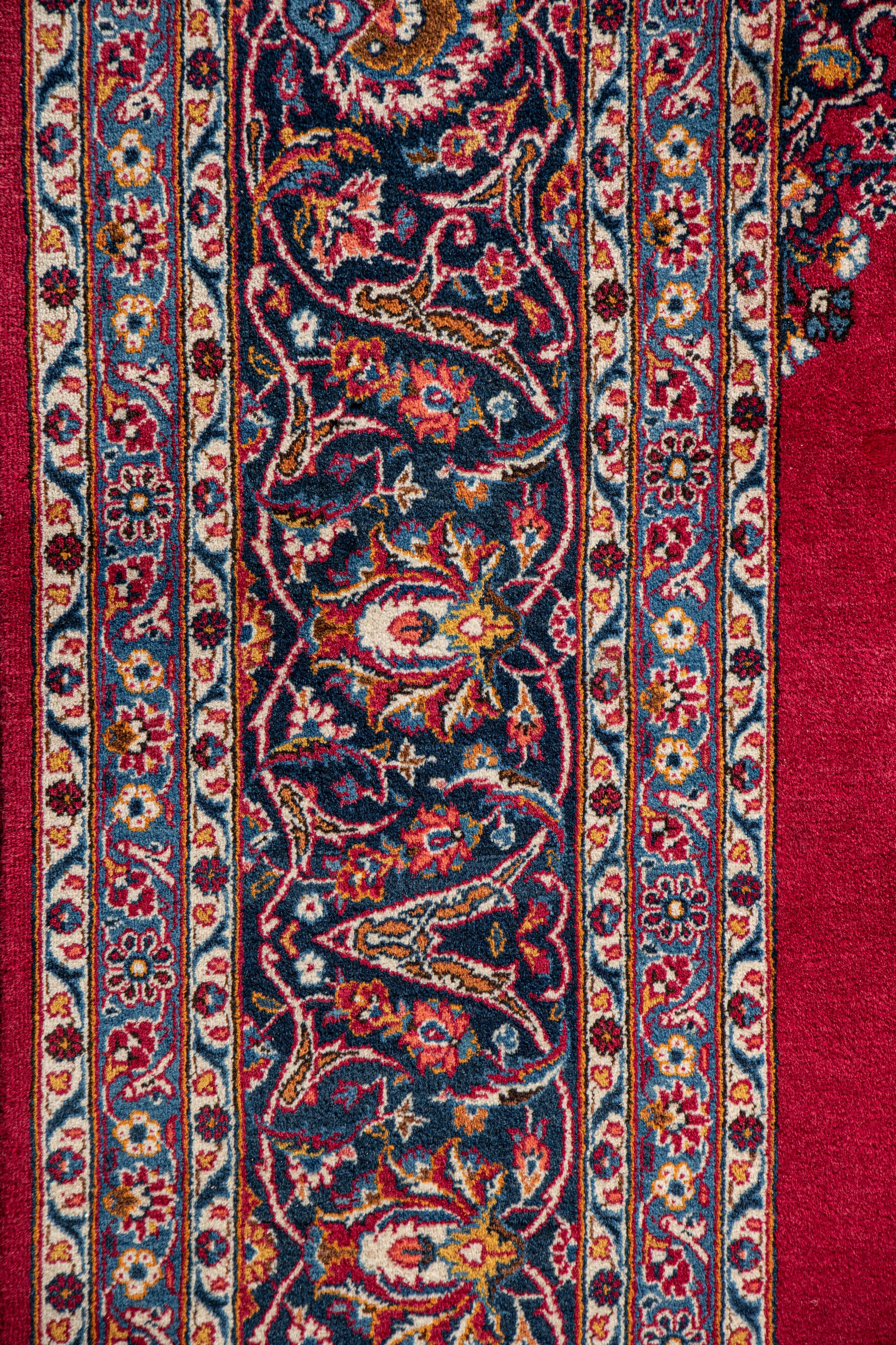 A Kashan Wool Rug