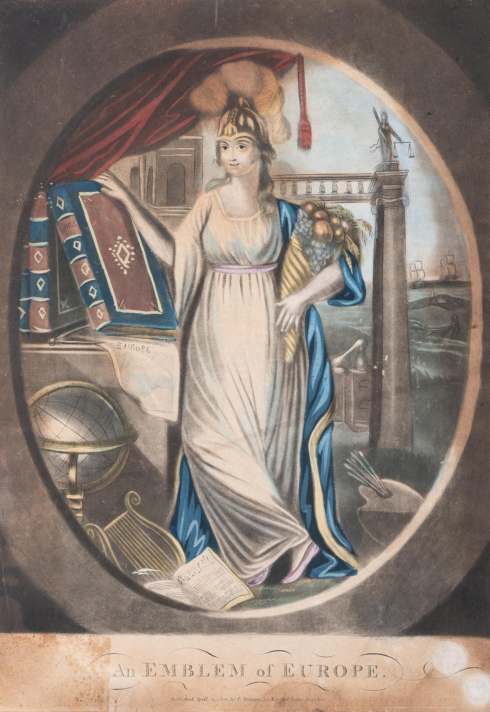 Four Allegorical Prints of the Continents