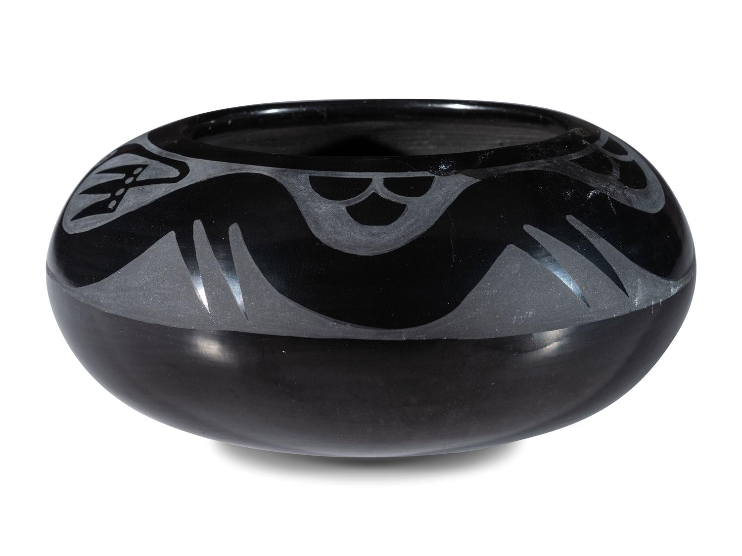 Blackware Pottery Jar