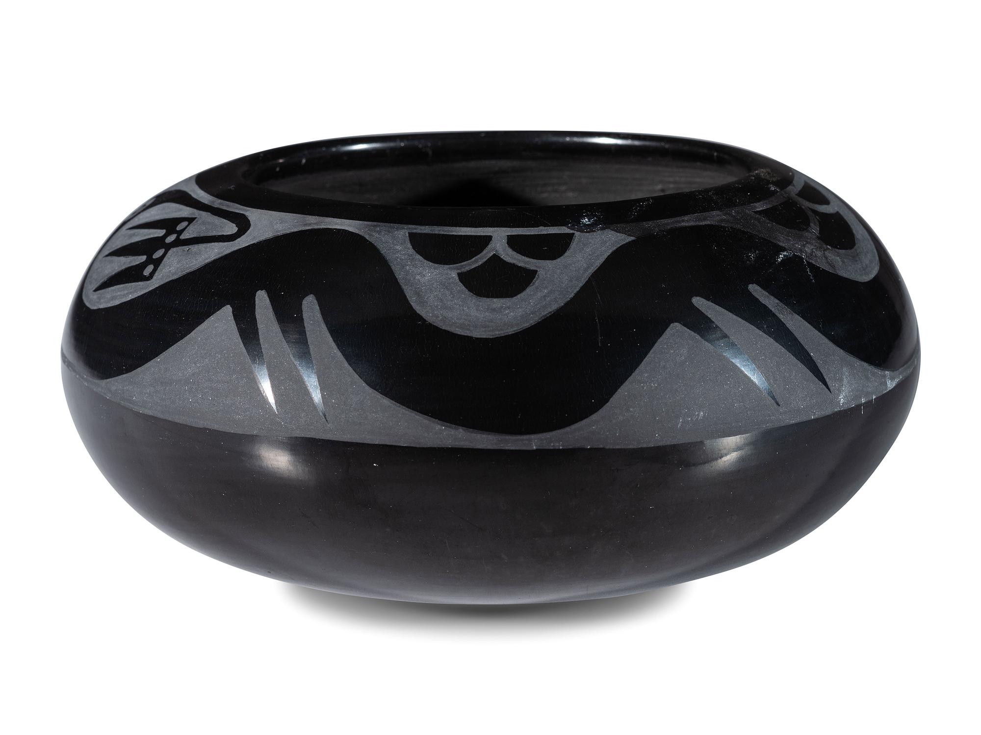 Blackware Pottery Jar