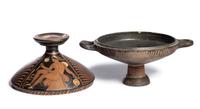 An Apulian Red-Figured Lekanis and Lid
