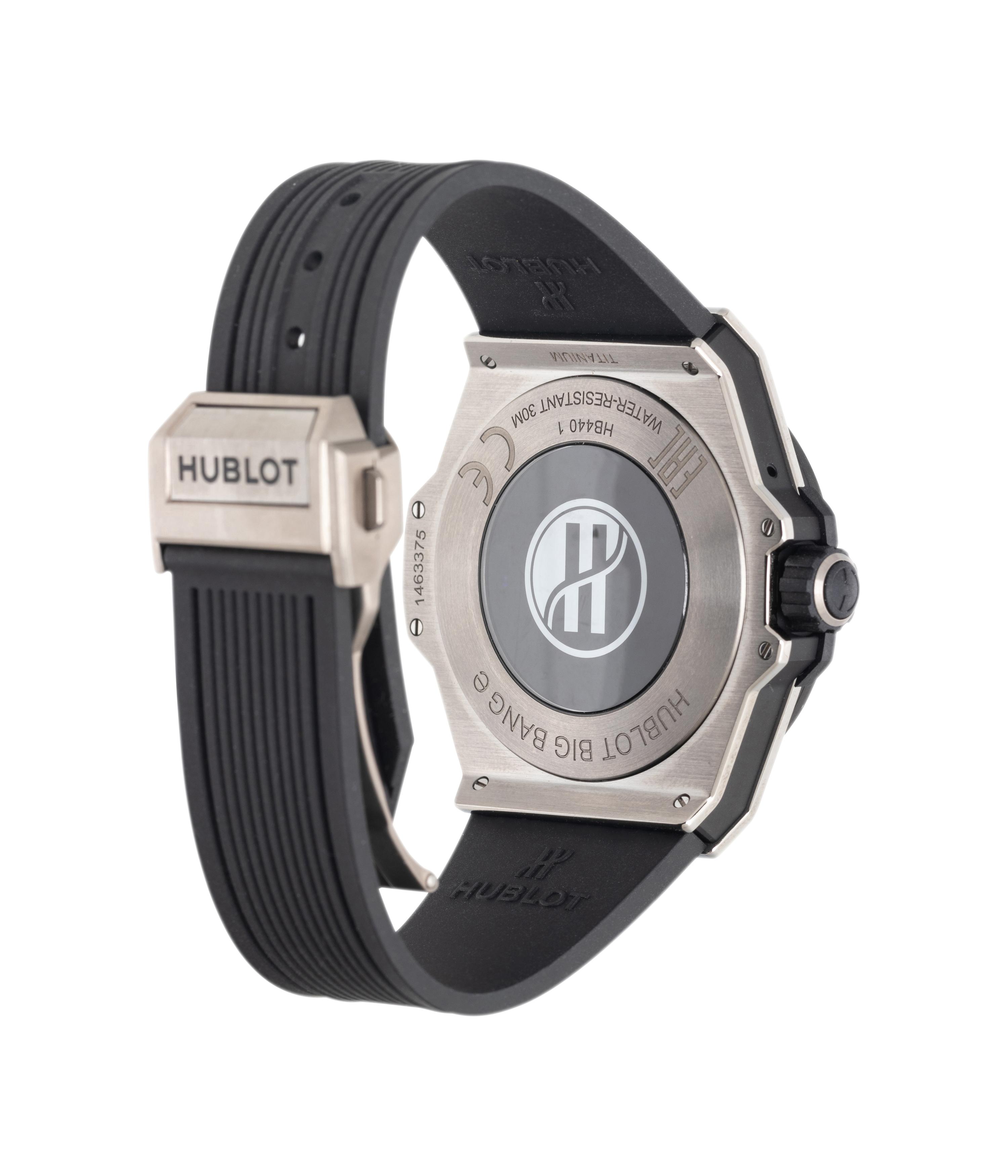 HUBLOT, TITANIUM 'BIG BANG E' SMARTWATCH