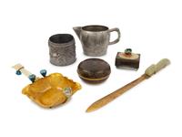 Six Chinese Metal Wares