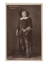 [20TH-CENTURY OPERA SINGERS]. A group of 5 signed photographs or photographic prints of opera singers from the 1910s, comprising images of: