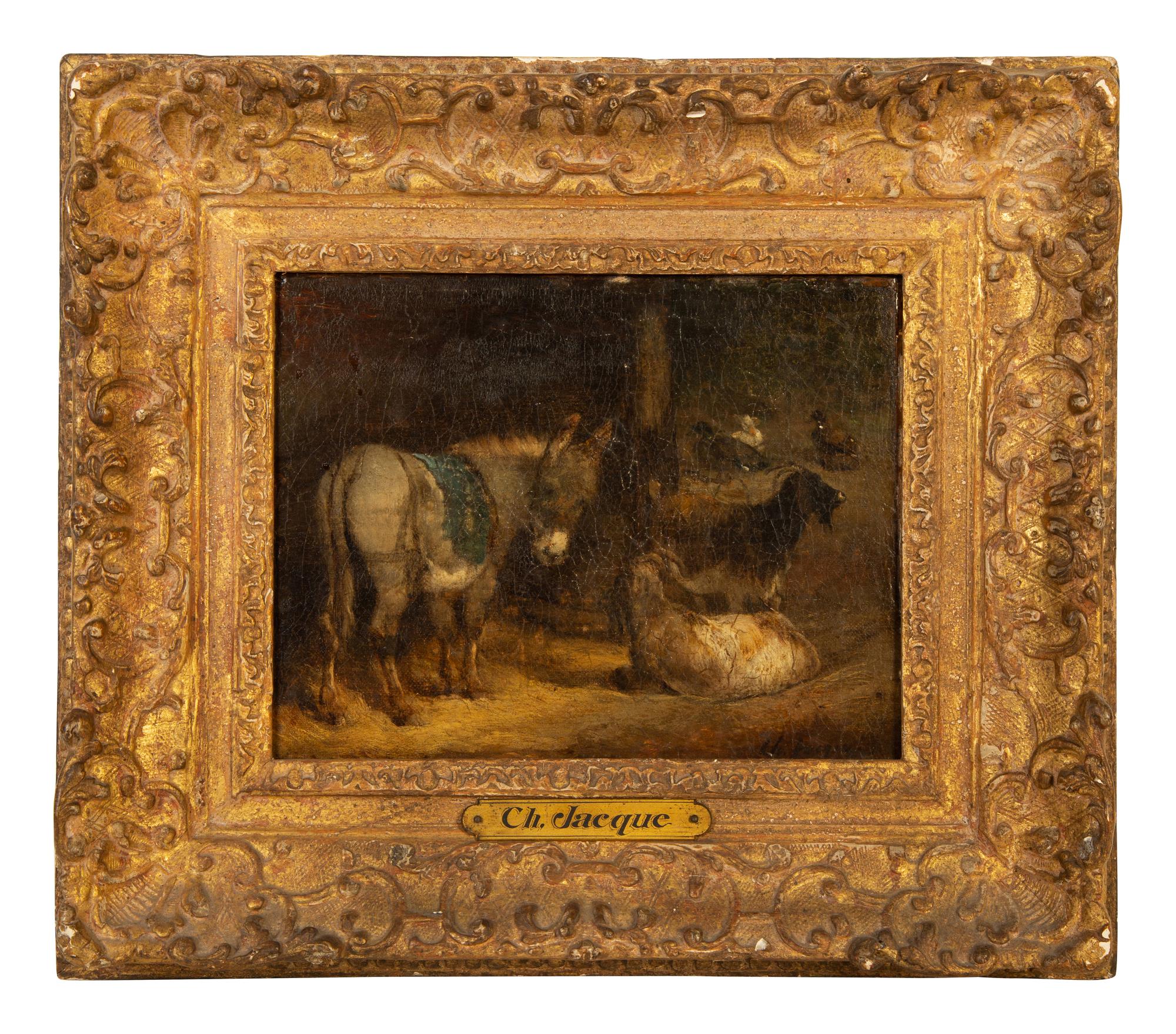 Untitled (Animals in Stable)