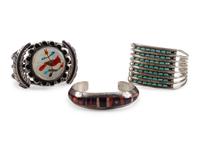 Navajo and Zuni Cuff Bracelets