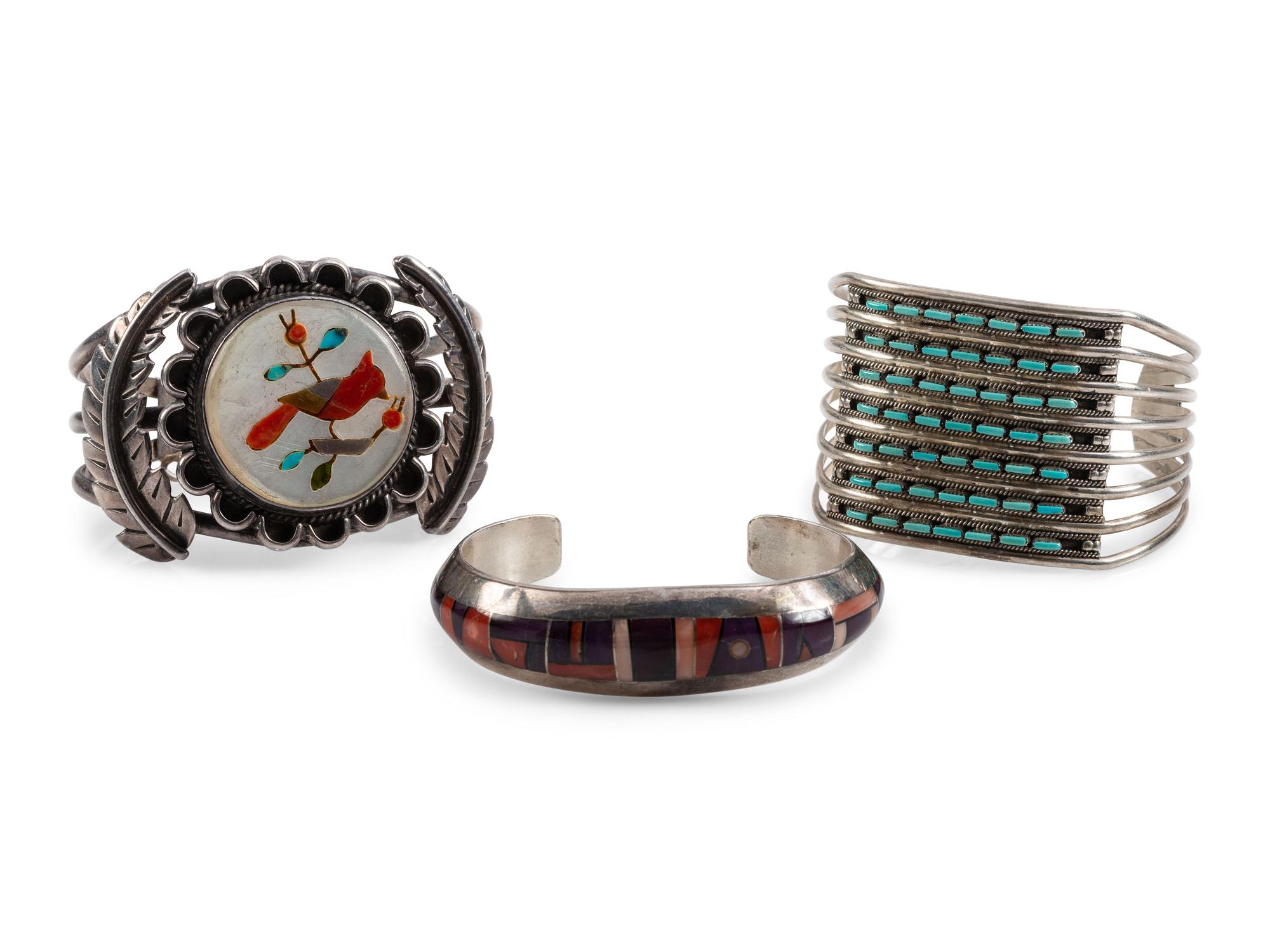 Navajo and Zuni Cuff Bracelets