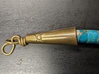 Rolled Turquoise and Spiny Oyster Necklace