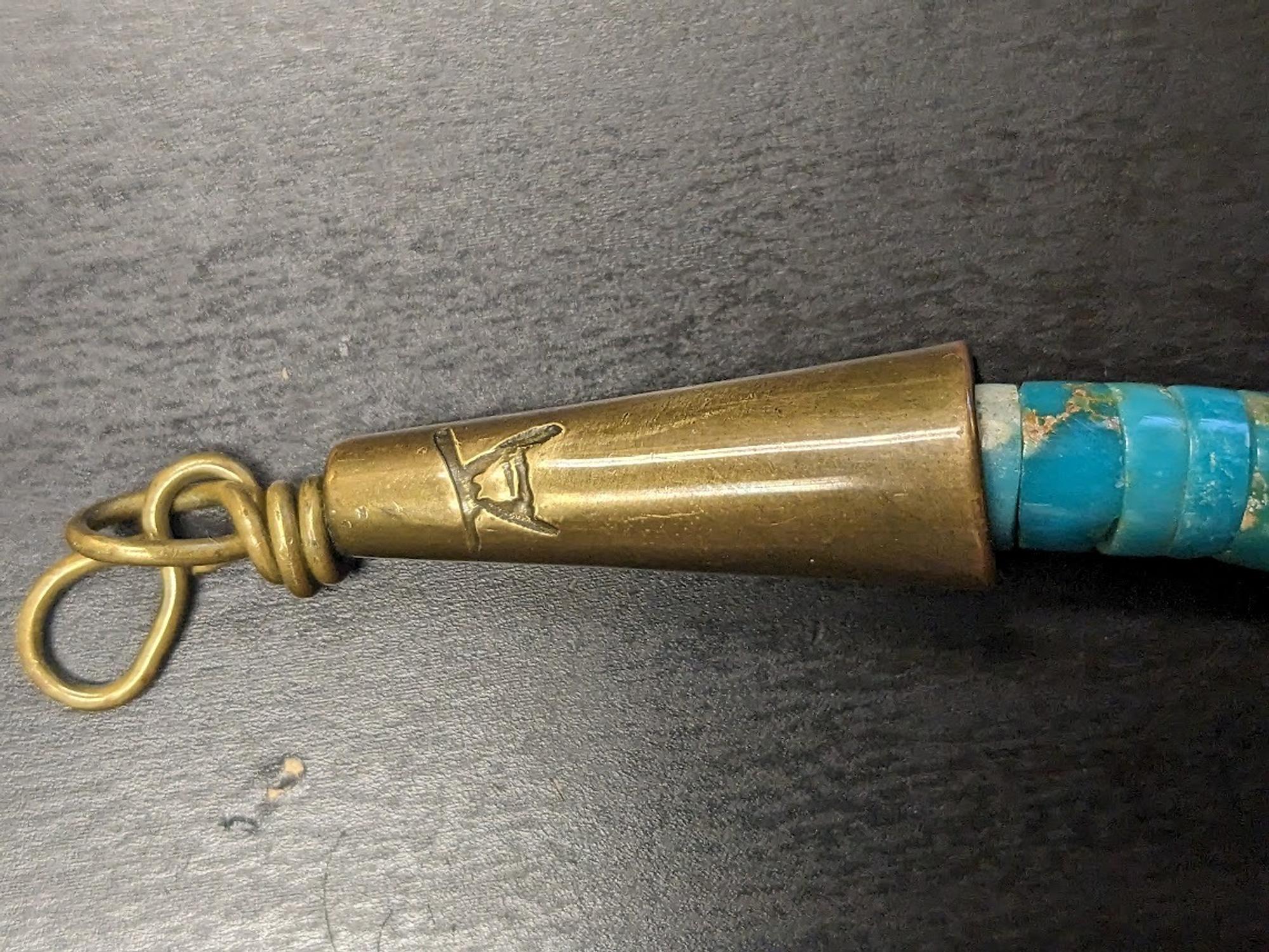 Rolled Turquoise and Spiny Oyster Necklace