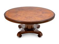 An Edwardian Inlaid and Veneered Center Table