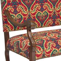 A Baroque Style Walnut Settee
