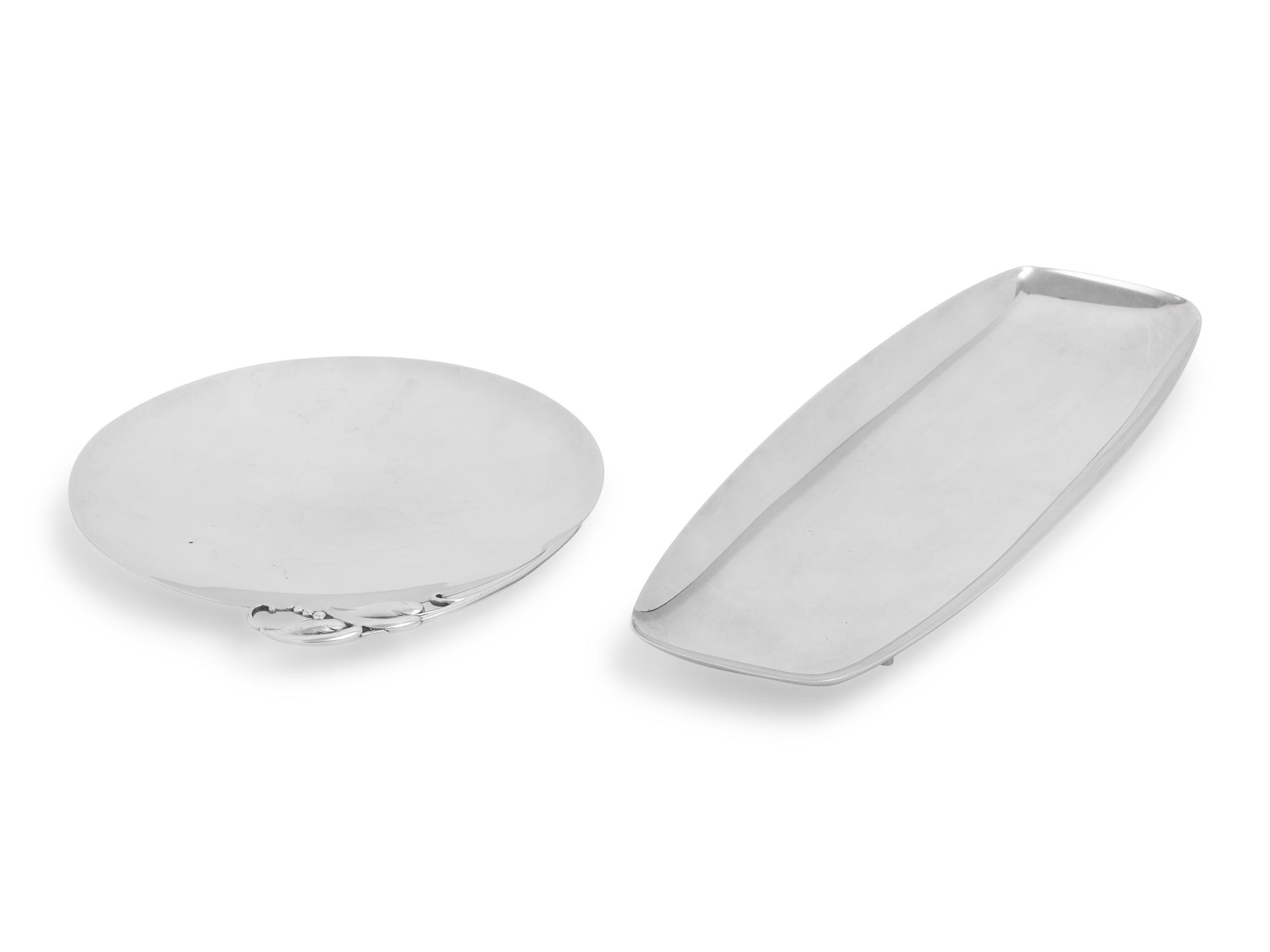 An American Silver Dish