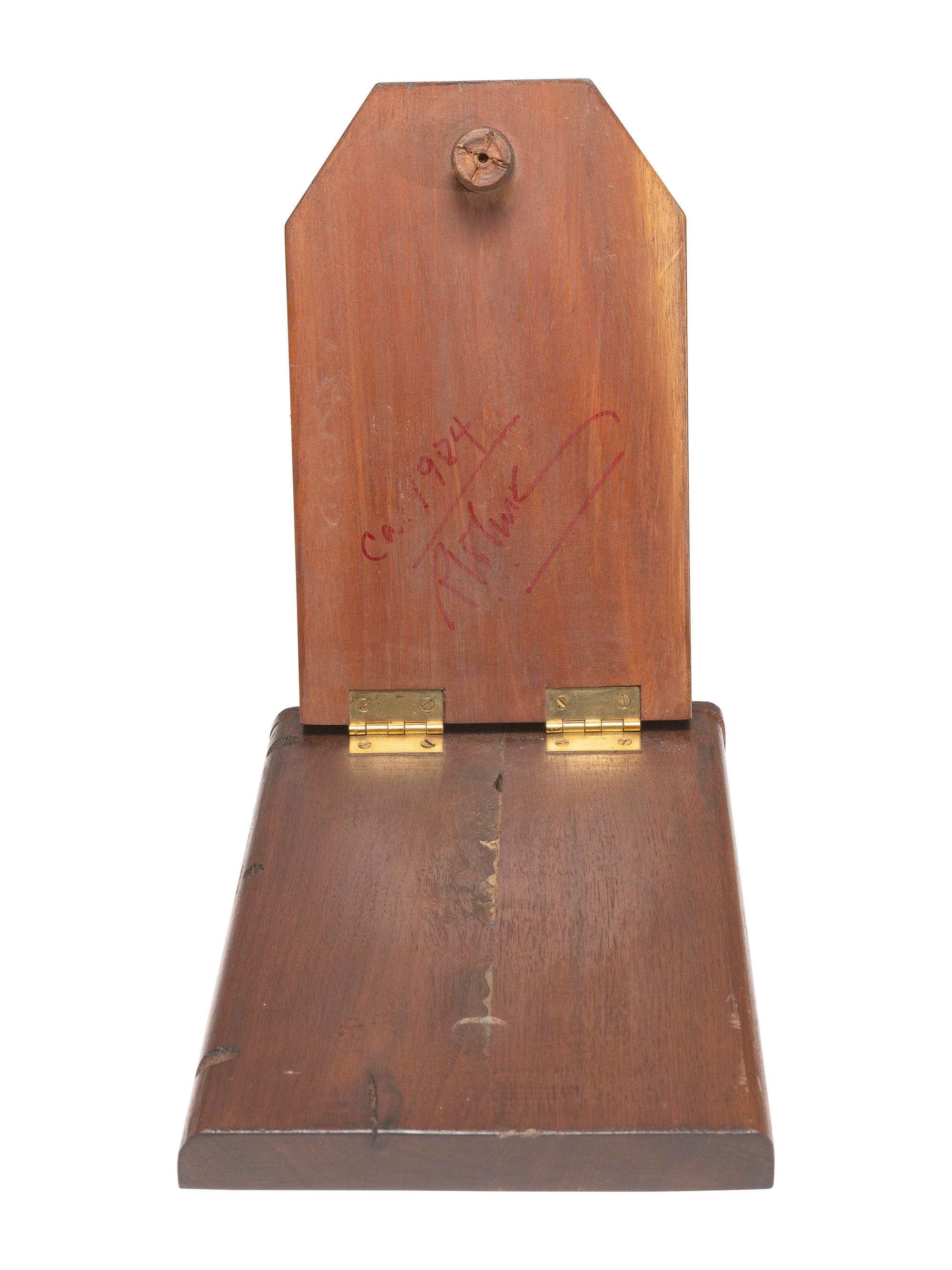 [EARLY PHOTOGRAPHY]. Two replica daguerreotype tripods made by Robert W. Lisle.