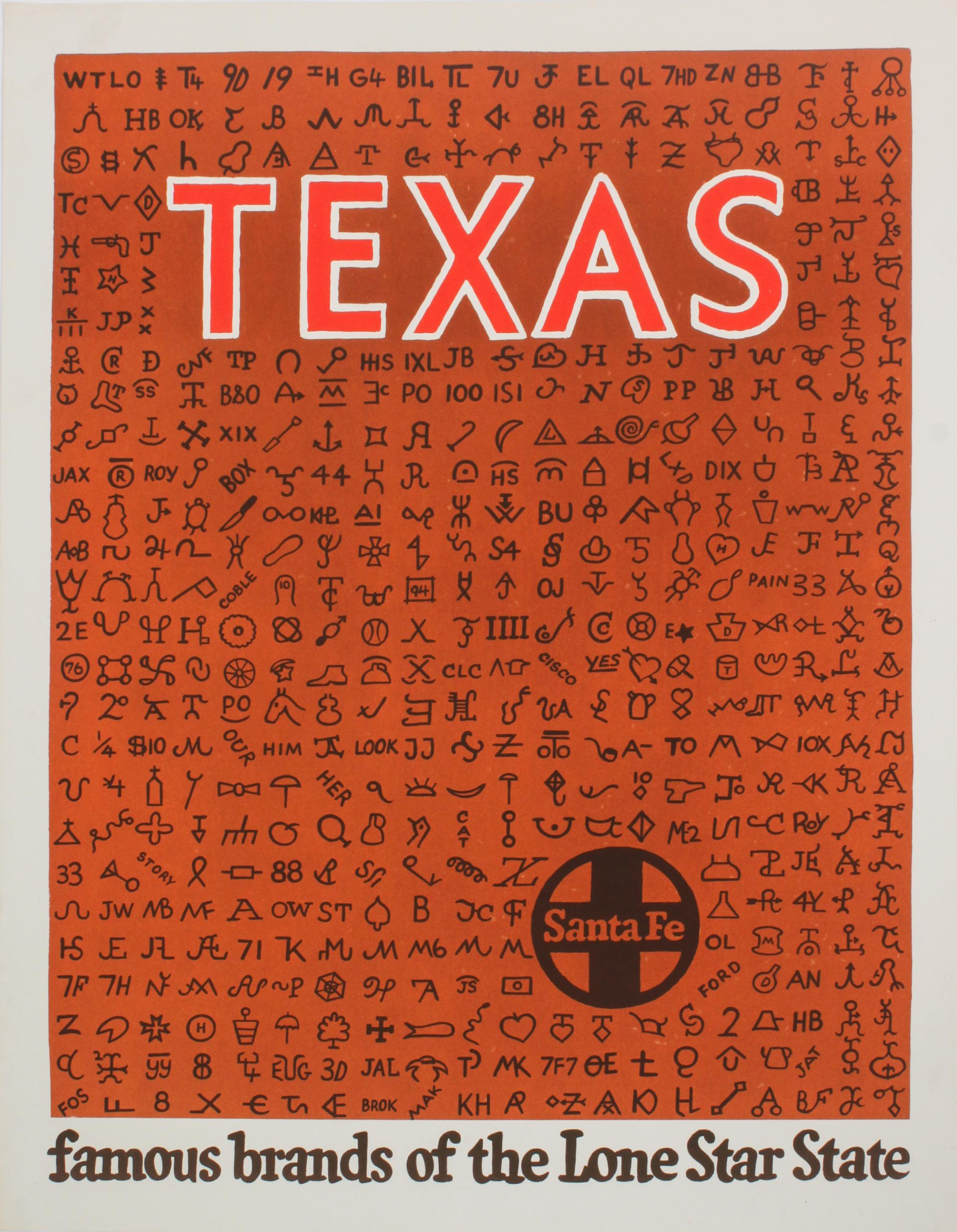 Three Santa Fe Railway Travel Posters Each 24 x 18 inches.