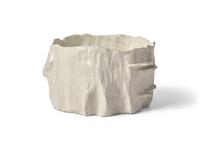 A Faux Bois Stoneware Orchid Pot By Loie DeVore DONATED BY LOIE DEVORE