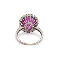 COMPOSITE GEMSTONE AND DIAMOND RING