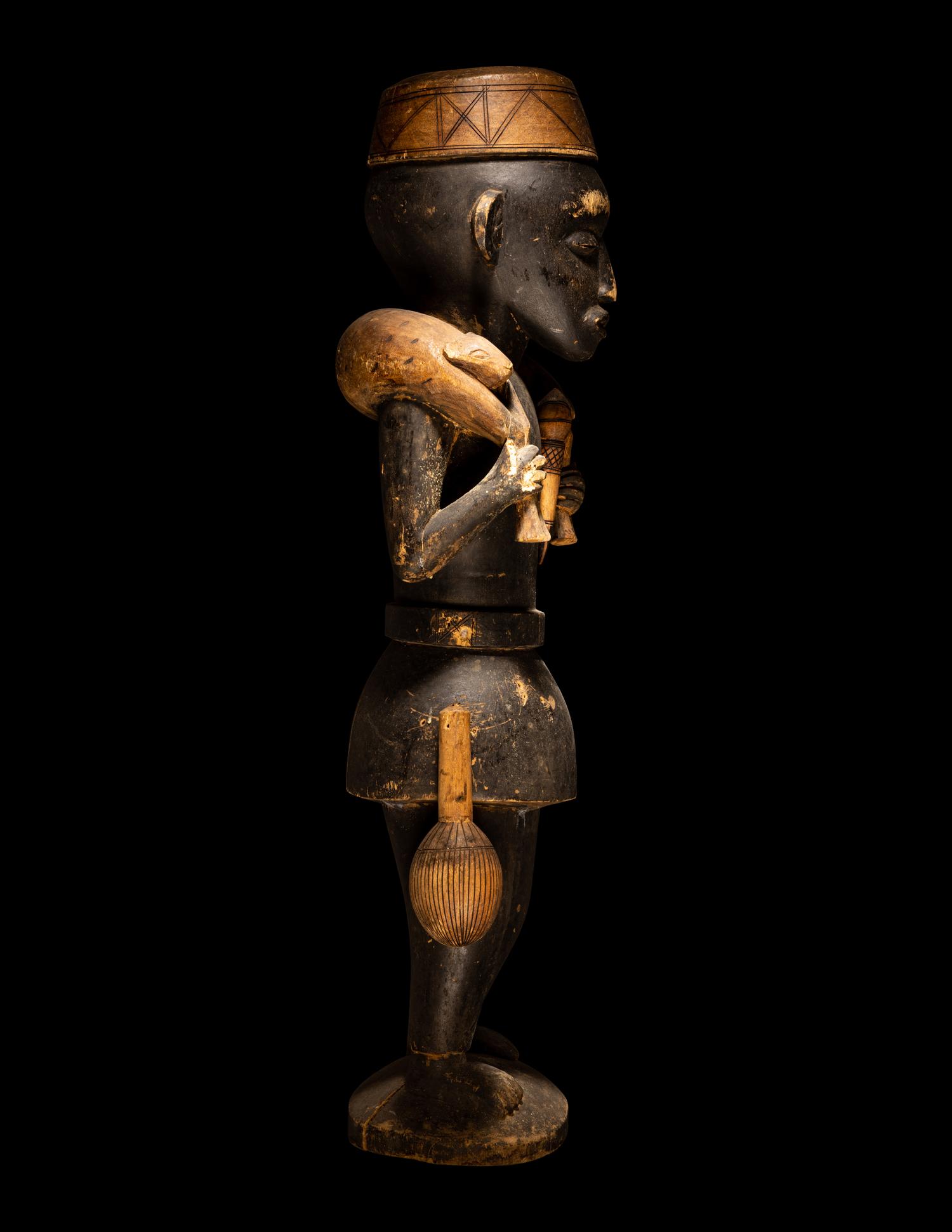 An African Wood Male Figure