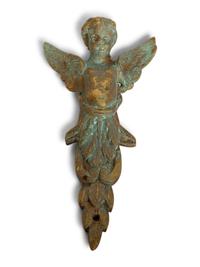 Nine Gilt Metal Ornaments