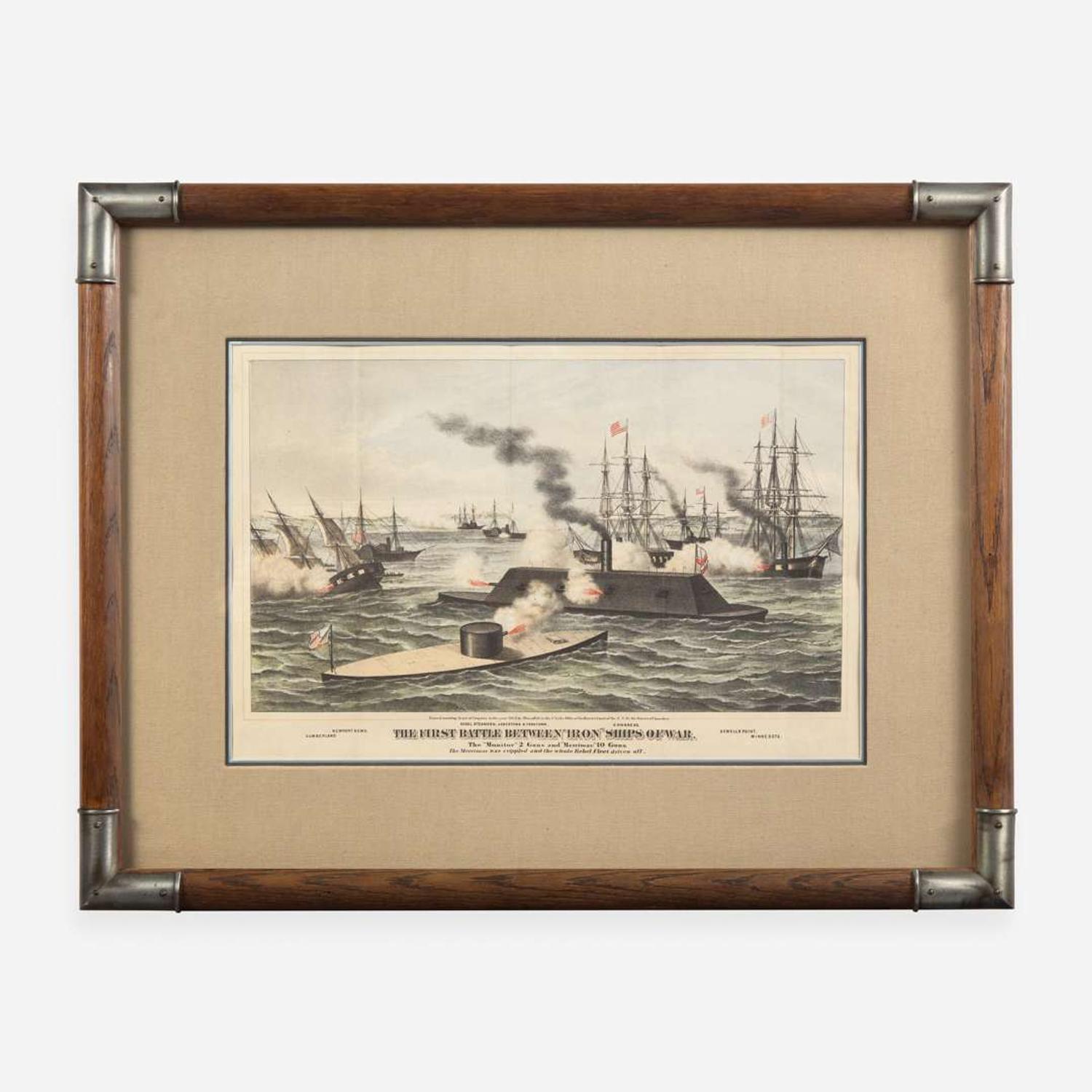 [Americana] [Civil War] The First Battle Between "Iron" Ships of War...