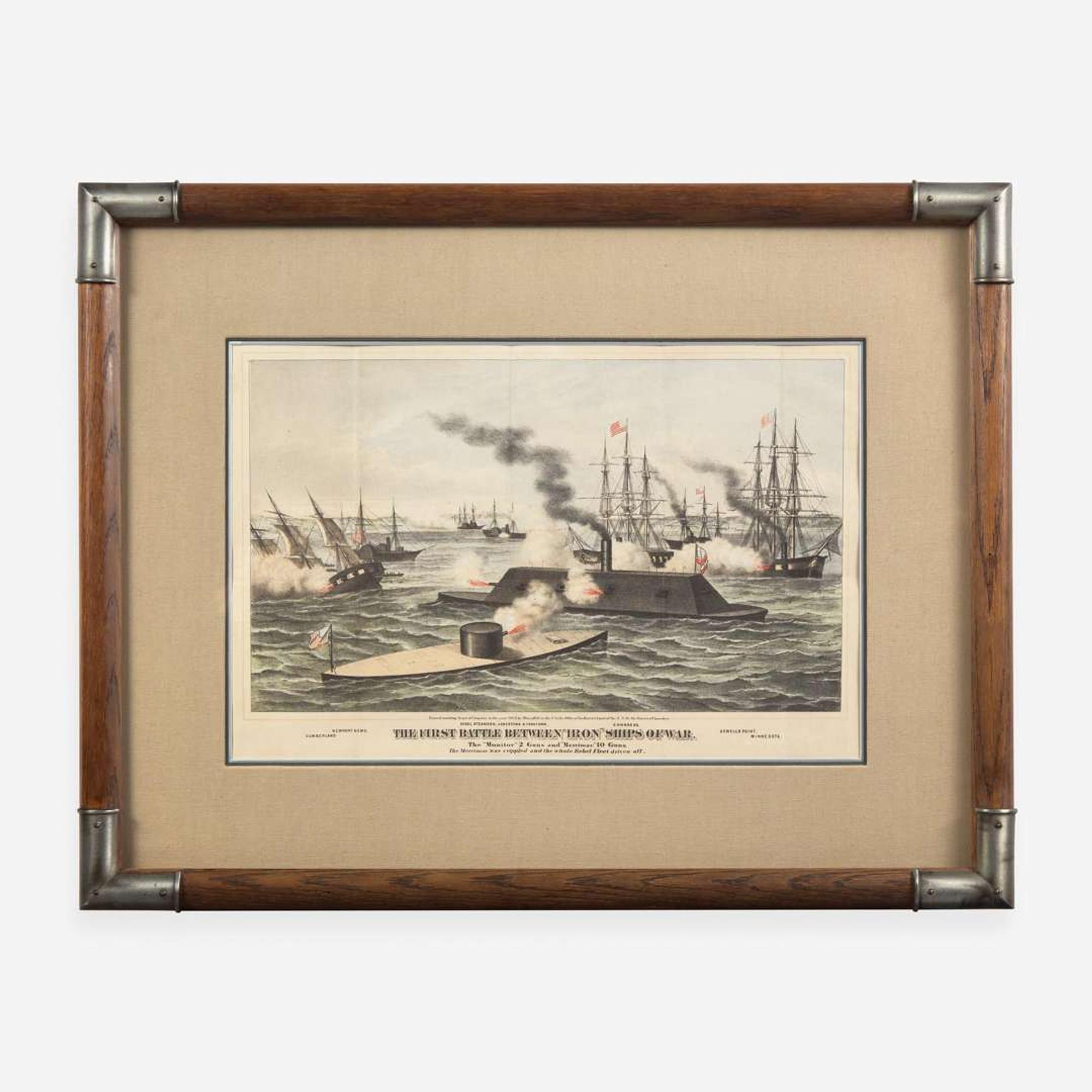 [Americana] [Civil War] The First Battle Between "Iron" Ships of War...