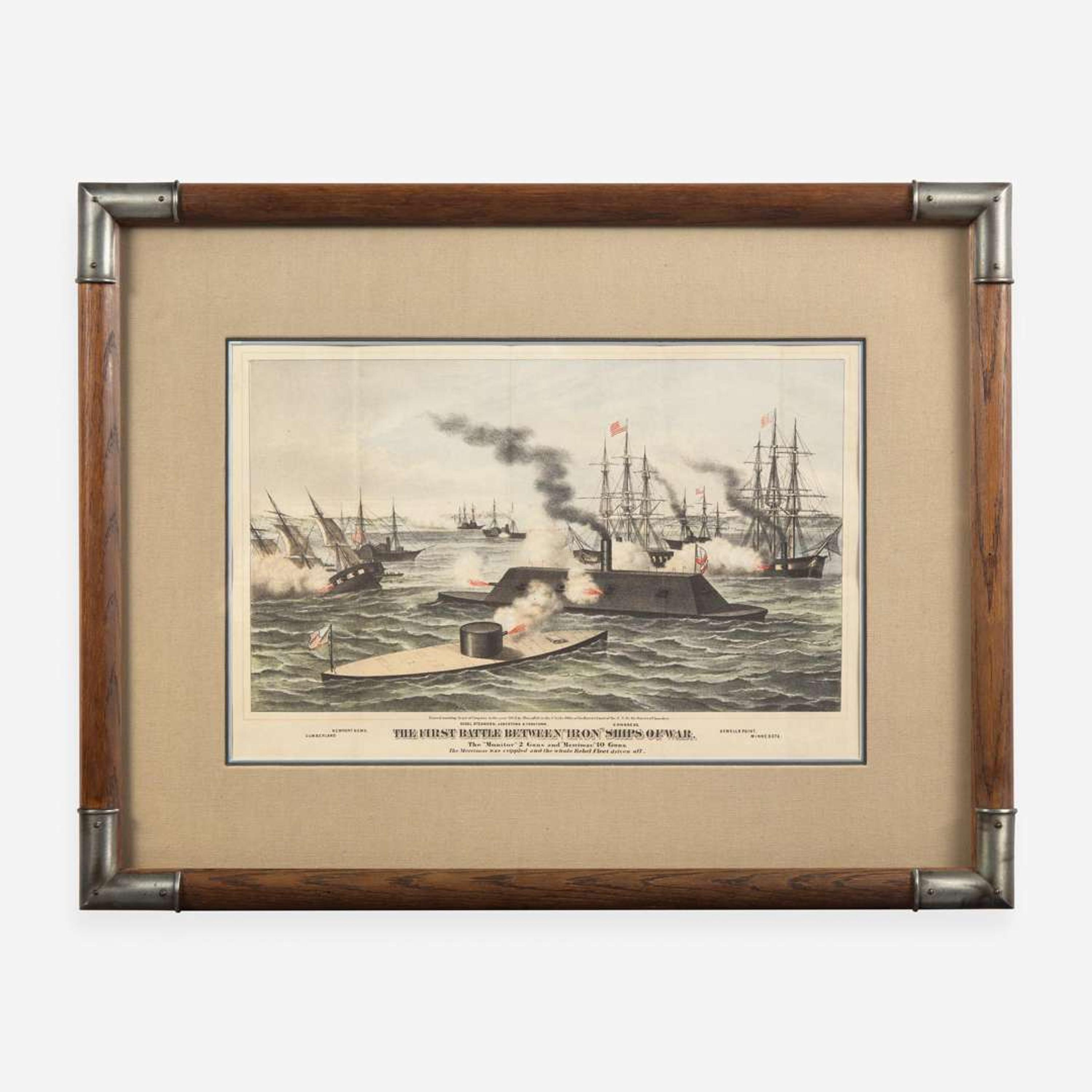 [Americana] [Civil War] The First Battle Between "Iron" Ships of War...