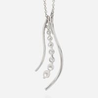A diamond and eighteen karat white gold pendant, Hearts on Fire Succession Journey