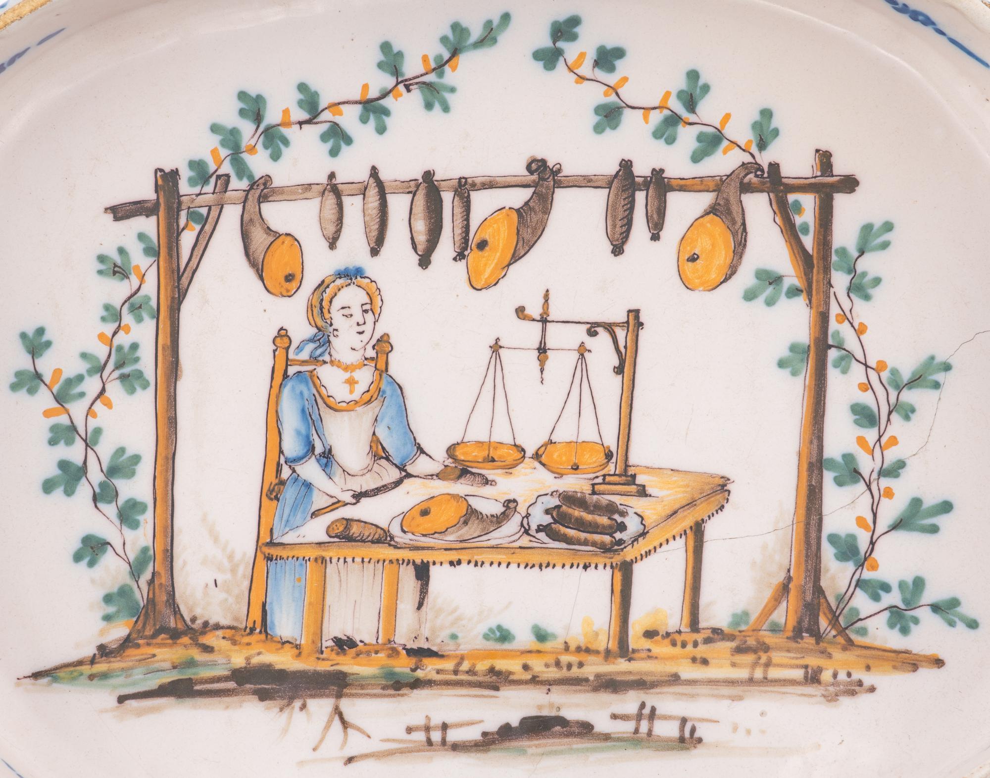 A French Faience Serving Dish