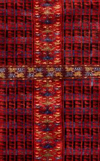 An Afghan Wool and Silk Rug