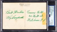 A Roy Campanella Signed Autograph 1950 Real Photo Brooklyn Dodgers Postcard (PSA Encapsulated)