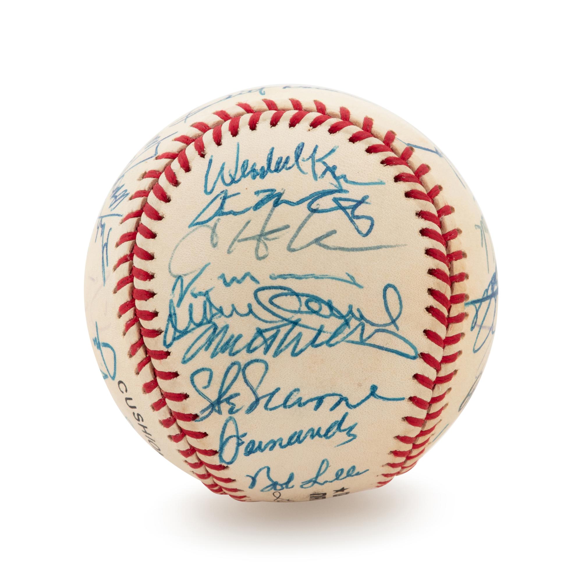 A Group of Four San Francisco Giants Signed Baseballs Including Barry Bonds (1996 Team Signed), Bobby Bonds, Orlando Cepeda and Willie Mays