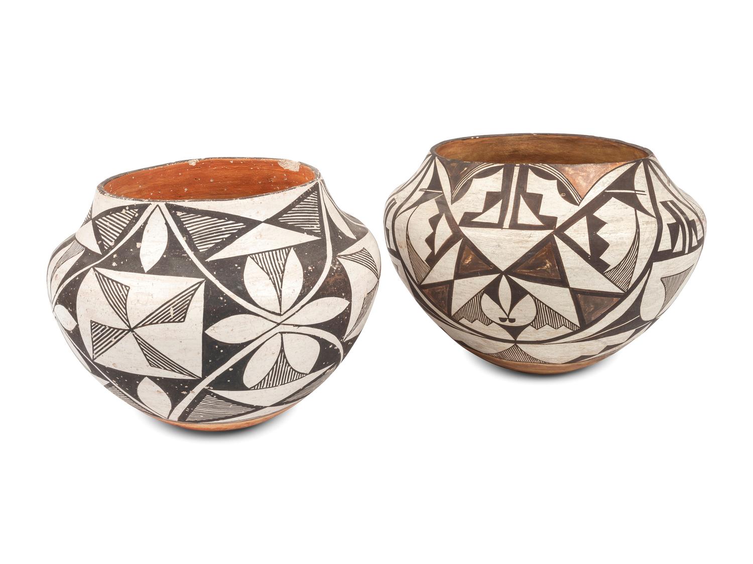 Acoma Pottery Jars