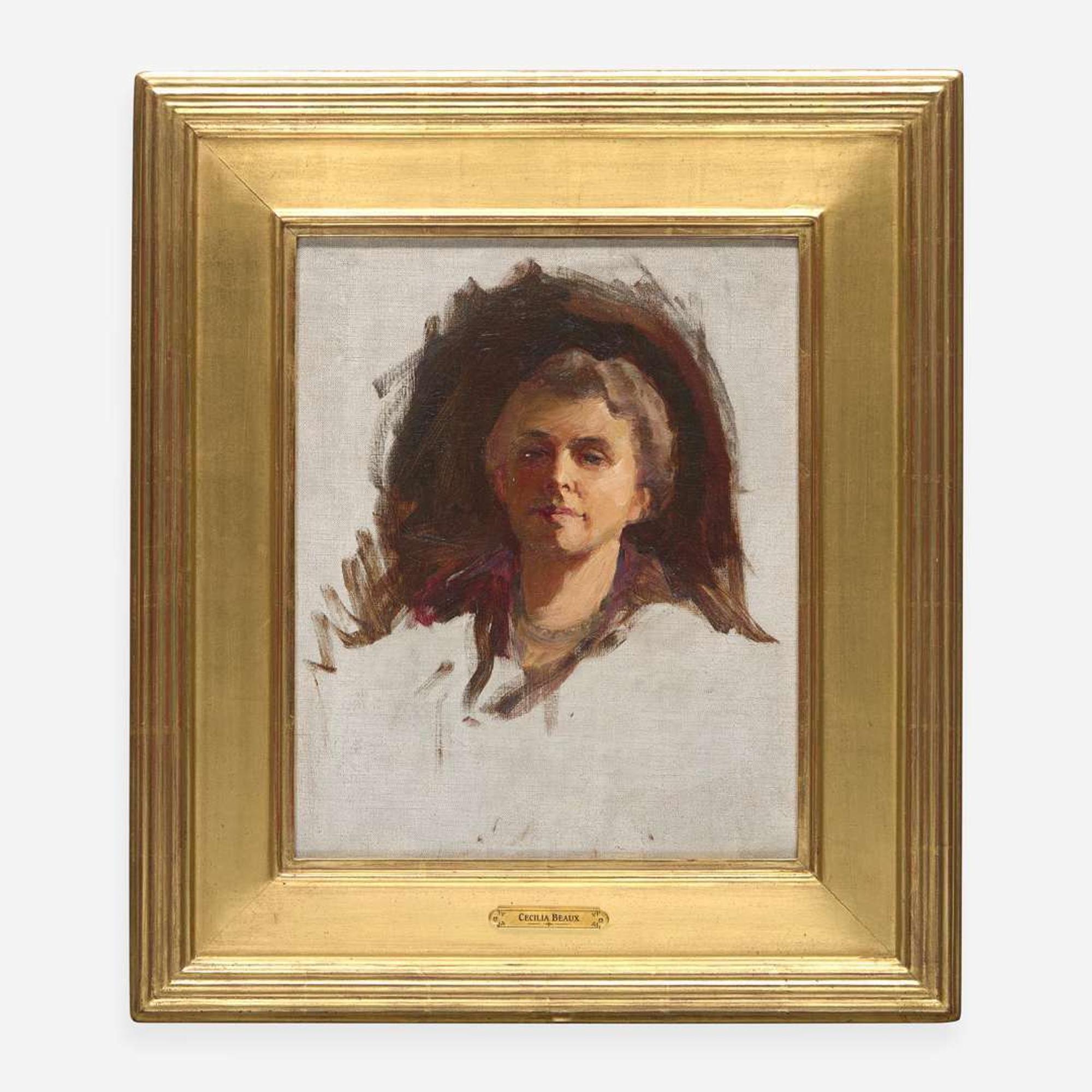 Cecilia Beaux (American, 1855–1942) Portrait Sketch of a Woman