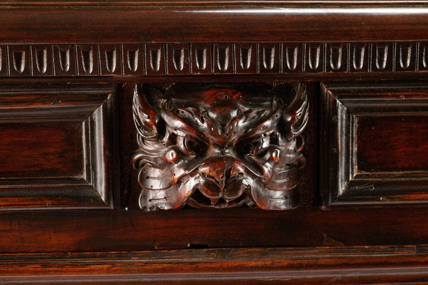 An Italian Baroque Walnut Chest of Drawers