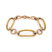 TRICOLOR GOLD LINK BRACELET