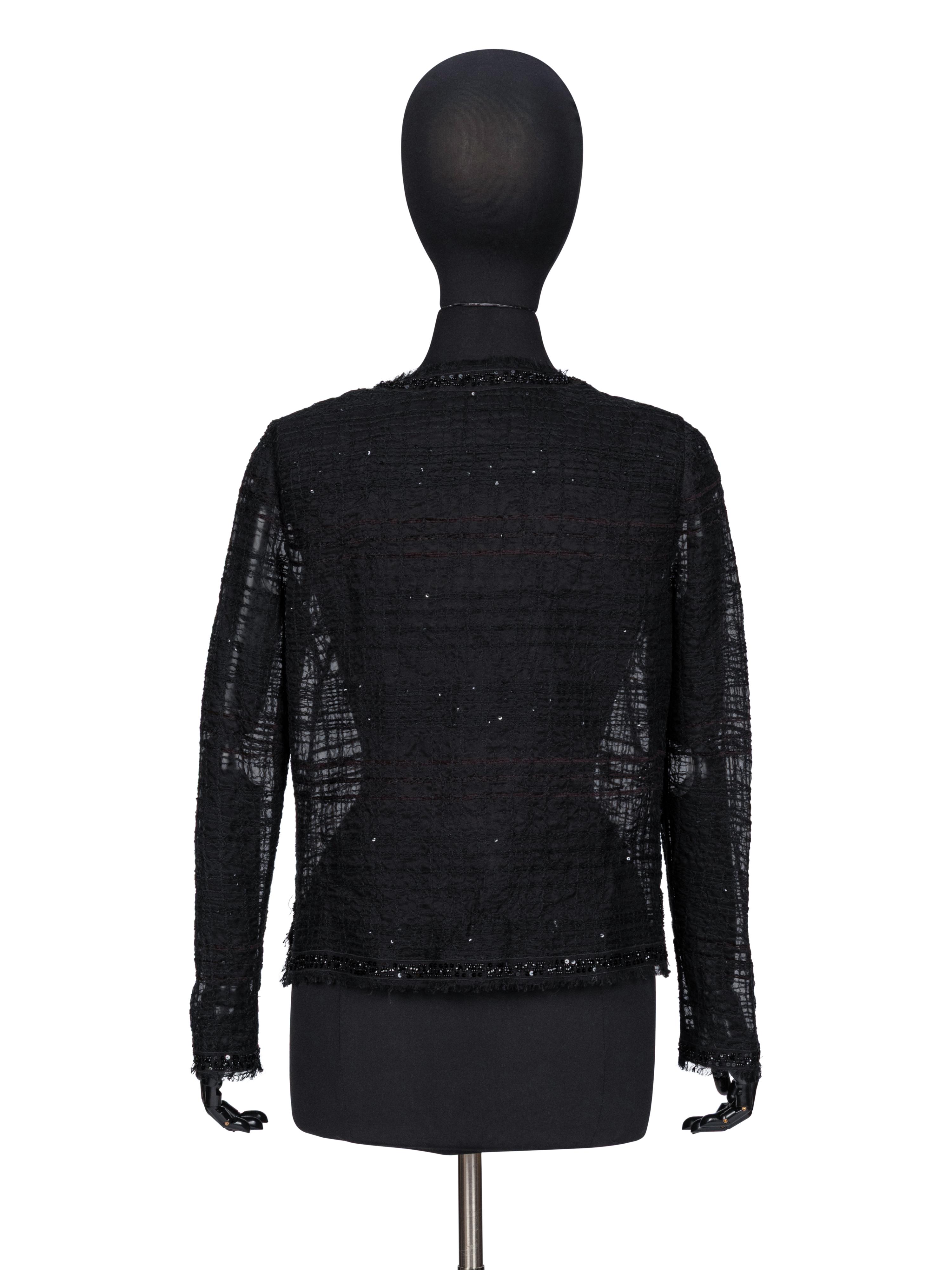 Chanel, Sheer Cardigan Jacket