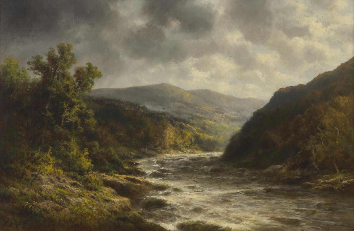 Thomas Bailey Griffin (1850-1899), The Delaware River Water Gap
