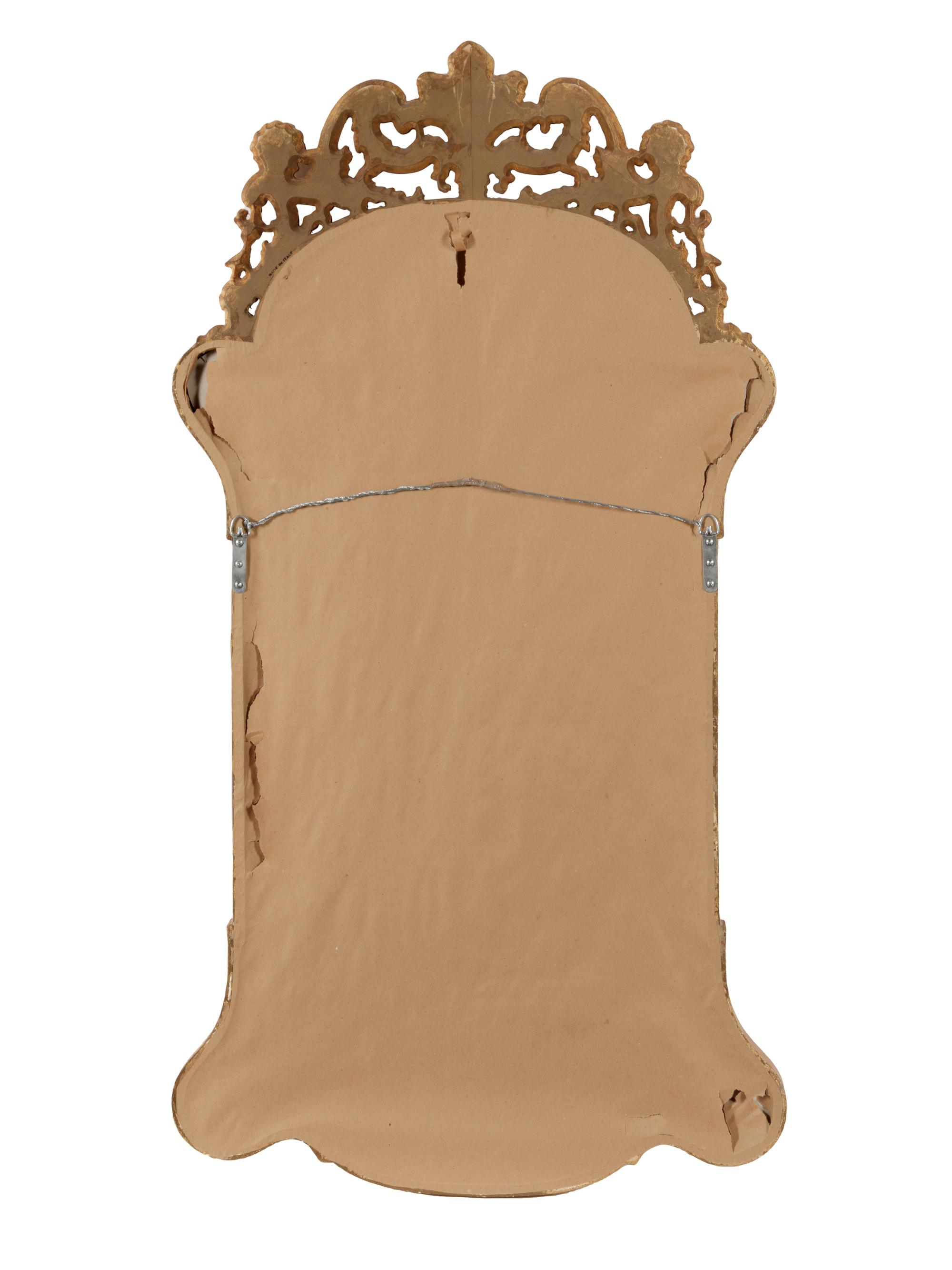 A Continental Giltwood Mirror