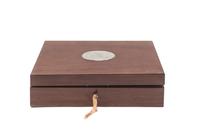 An English Mahogany Cased Counter Set